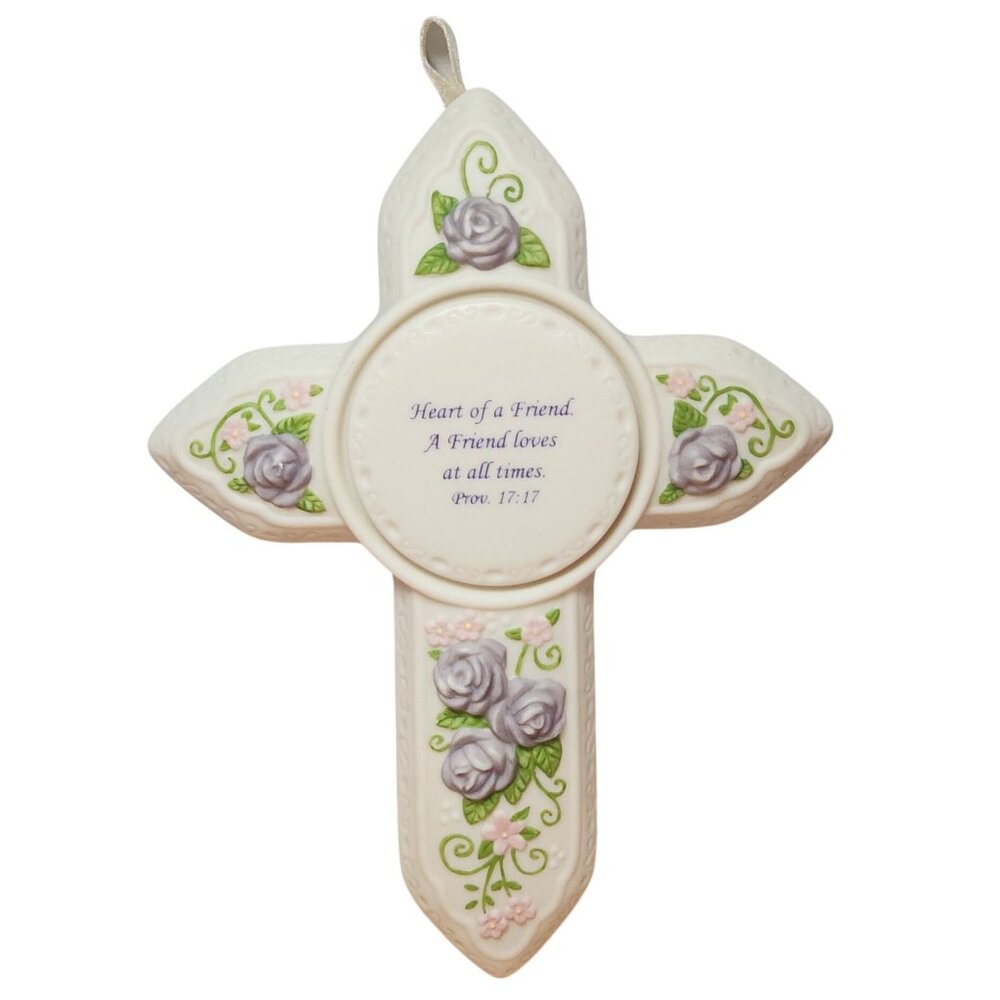 Vintage Hearts & Flowers Inc The Heritage Collection Potpourri Cross Friendship